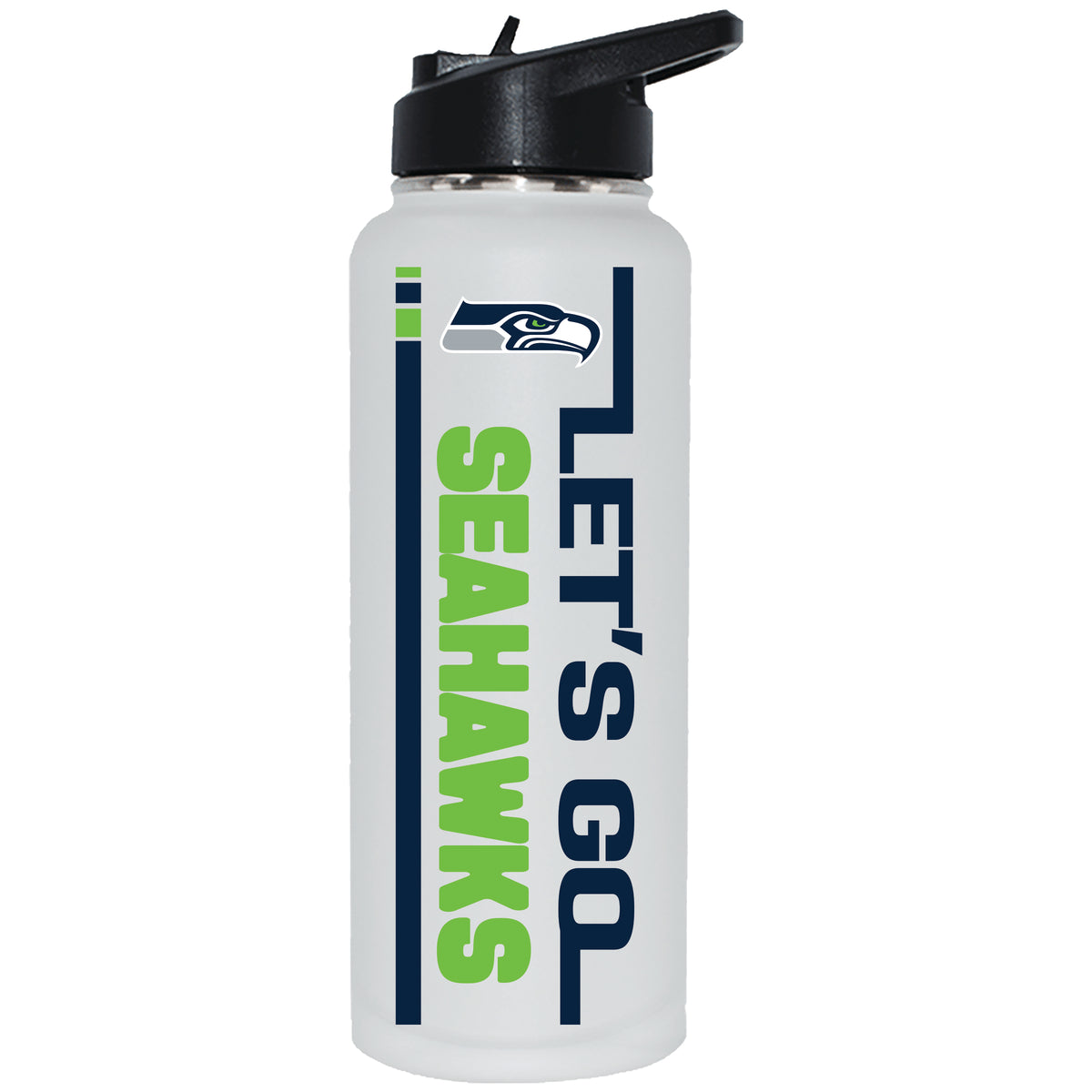 34oz Quencher Let's Go Team Dash Design | Seattle Seahawks