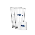2 Pack Pint and Coasters Set | Seattle Seahawks