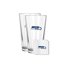 2 Pack Pint and Coasters Set | Seattle Seahawks