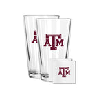 2 Pack Pint and Coasters set | Texas A&M University