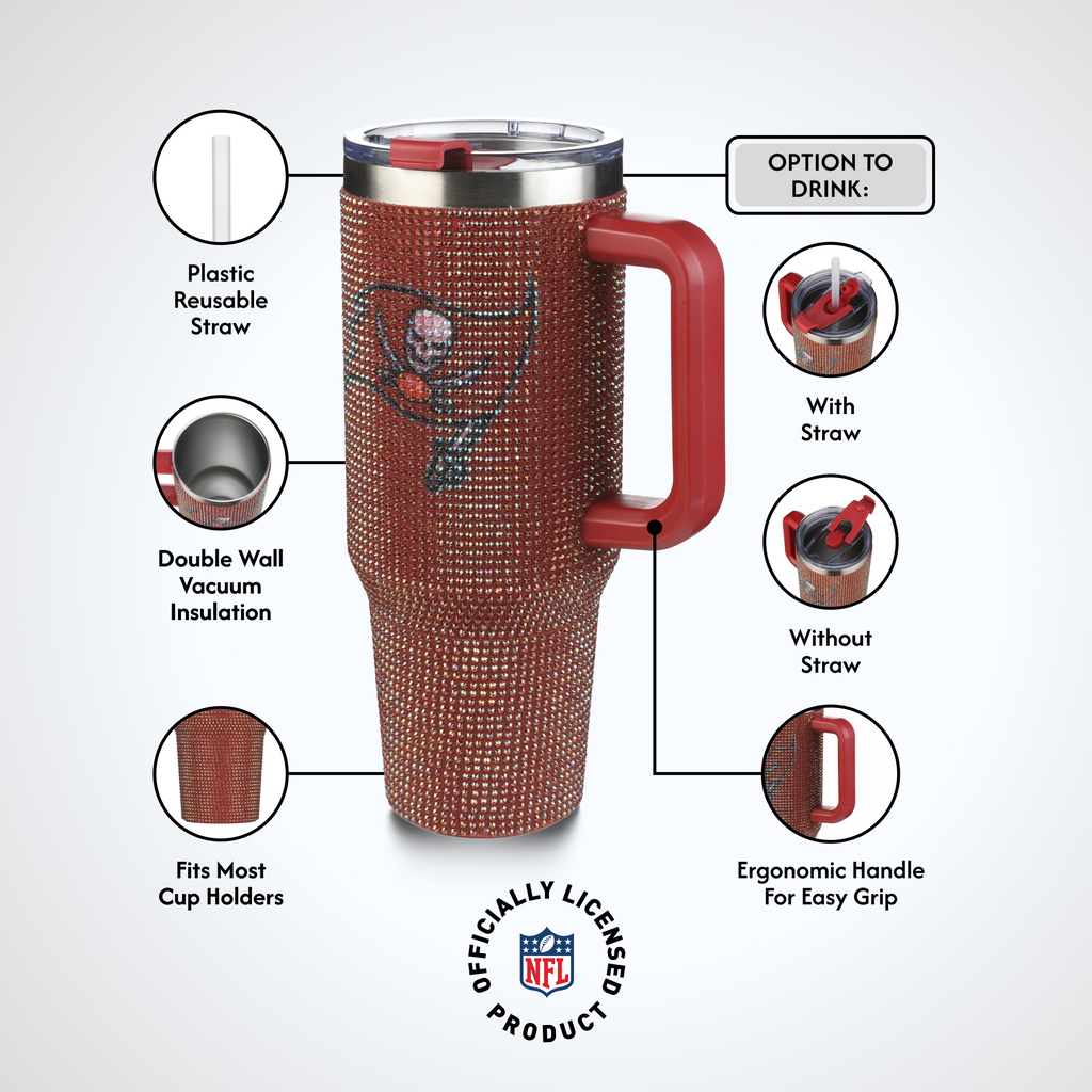40oz TC Bling Game Day Tumbler I | Tampa Bay Buccaneers