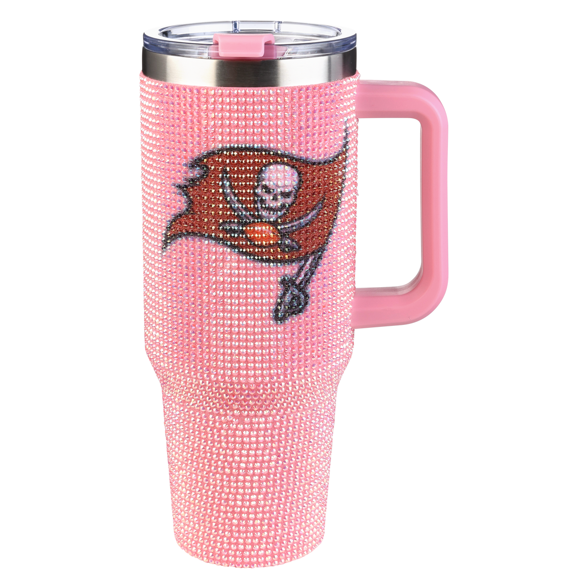 40oz Pink Bling Game Day Tumbler I | Tampa Bay Buccaneers