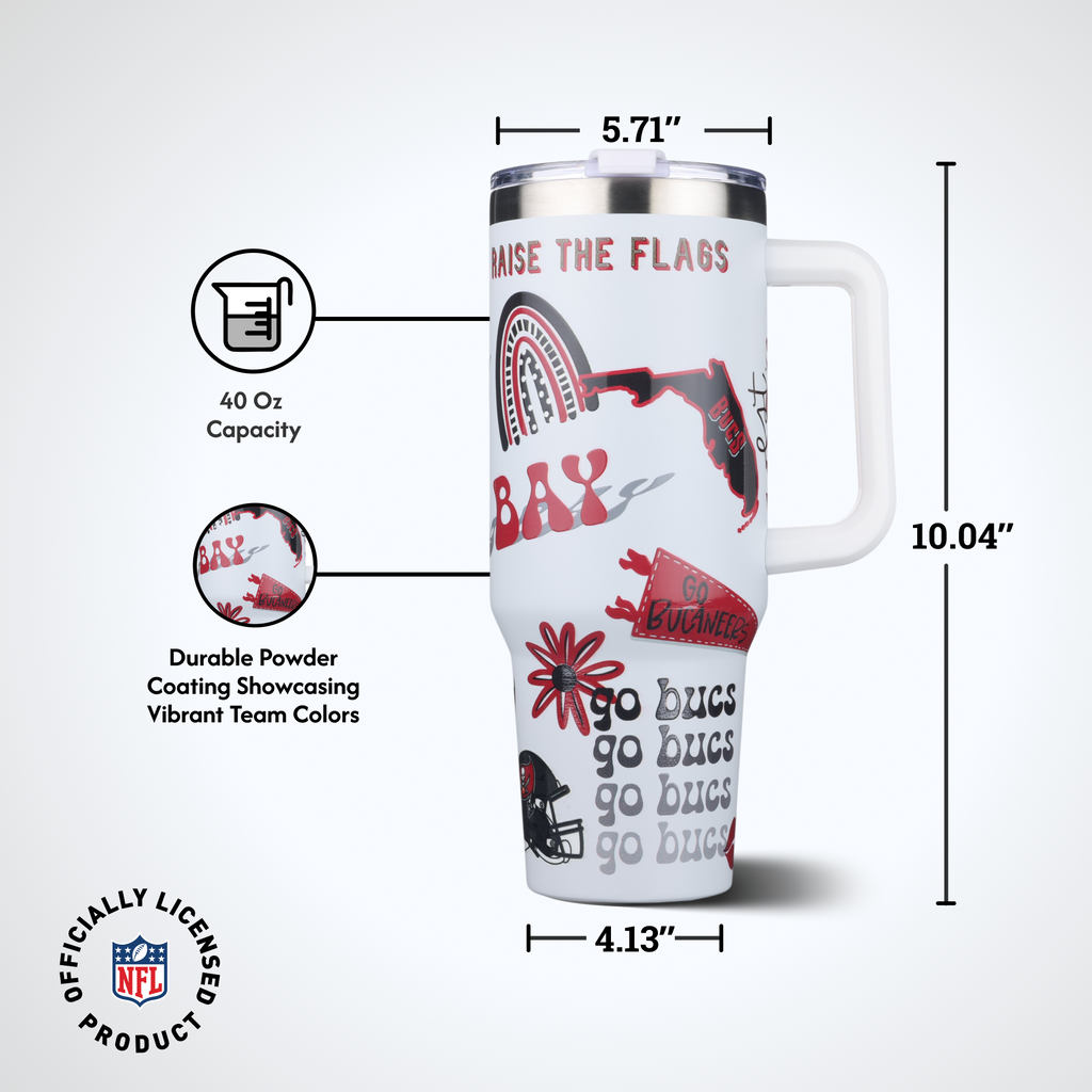 40oz Team Spirit Game Day Tumbler I | Tampa Bay Buccaneers