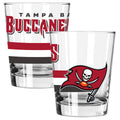 2pk 15oz Old Fashion Glass Big Stripes Design | Tampa Bay Buccaneers