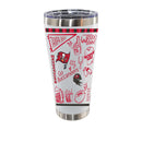 Sketchpad Design 30oz SS Tumbler | Tampa Bay Buccaneers