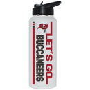 34oz Quencher Let's Go Team Dash Design | Tampa Bay Buccaneers