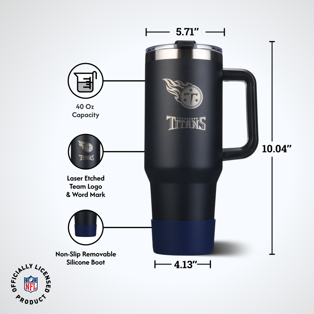 40 OZ Game Day Tumbler I | Tennessee Titans
