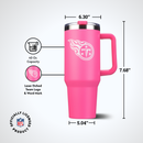 40oz Pink Game Day Tumbler I | Tennessee Titans