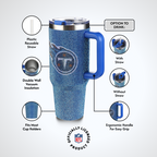 40oz TC Bling Game Day Tumbler I | Tennessee Titans