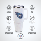 40oz Bling Collosal Tumbler | Tennessee Titans