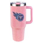 40oz Pink Bling Game Day Tumbler I | Tennessee Titans