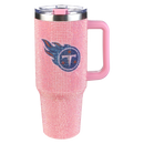 40oz Pink Bling Game Day Tumbler I | Tennessee Titans