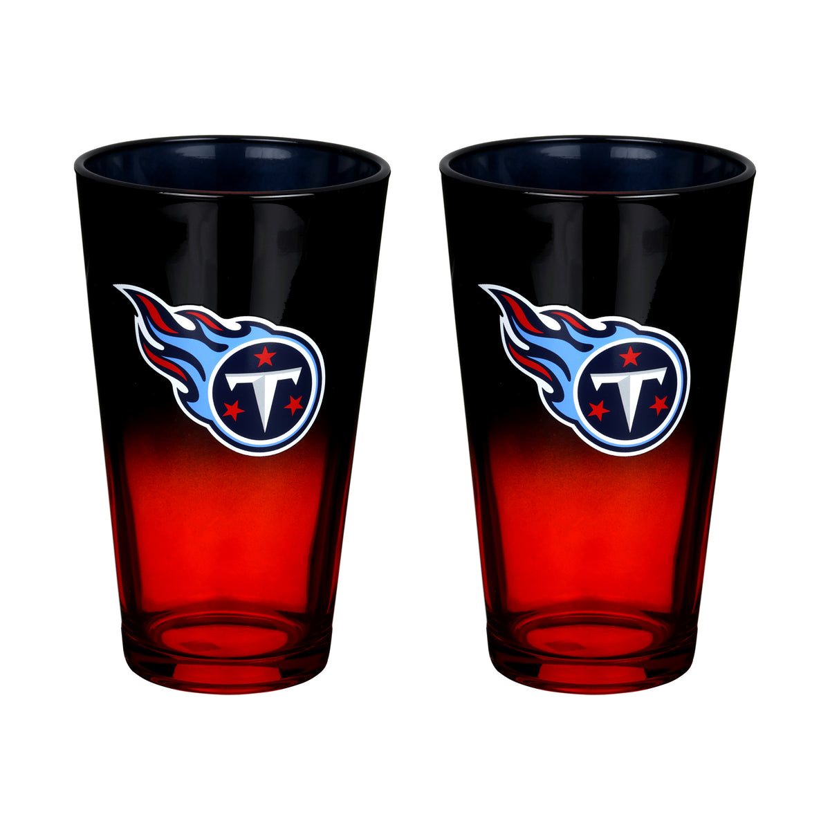 2-Pack Ombre Pint Glasses | Tennessee Titans