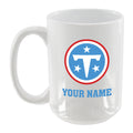 15oz White Personalized Ceramic Mug | Tennessee Titans