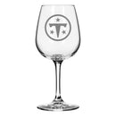 12.75oz Stemmed Wine Glass | Tennessee Titans