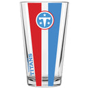 16oz Decal Pint Glass w/Large Vertical Paint | Tennessee Titans