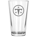 17oz Etched Pint Glass | Tennessee Titans
