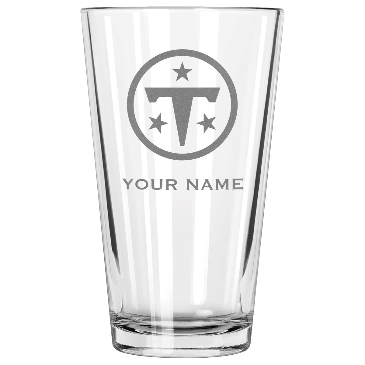 17oz Personalized Pint Glass | Tennessee Titans