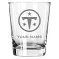 15oz Personalized Double Old-Fashioned Glass | Tennessee Titans