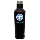 17oz Black Personalized Infinity Bottle | Tennessee Titans