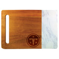 Acacia Cutting & Serving Board with Faux Marble | Tennessee Titans