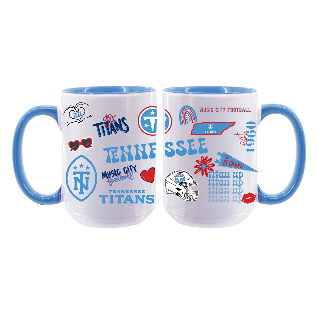 Loco Design 2 pack 15oz Mug | Tennessee Titans