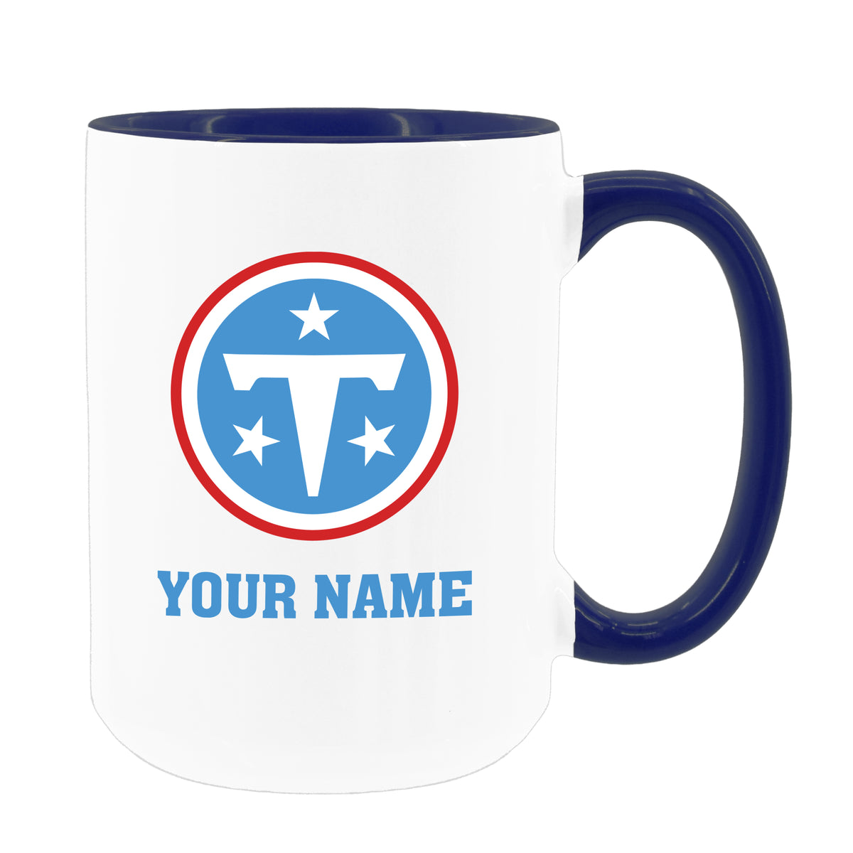 15oz Inner Color Personalized Ceramic Mug | Tennessee Titans
