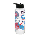34oz Quencher Bottle, DP, Flowers Design | Tennessee Titans