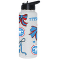  Titans 34oz Bow White Quencher Water Bottle 