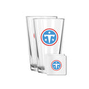 2 Pack Pint and Coasters Set | Tennessee Titans
