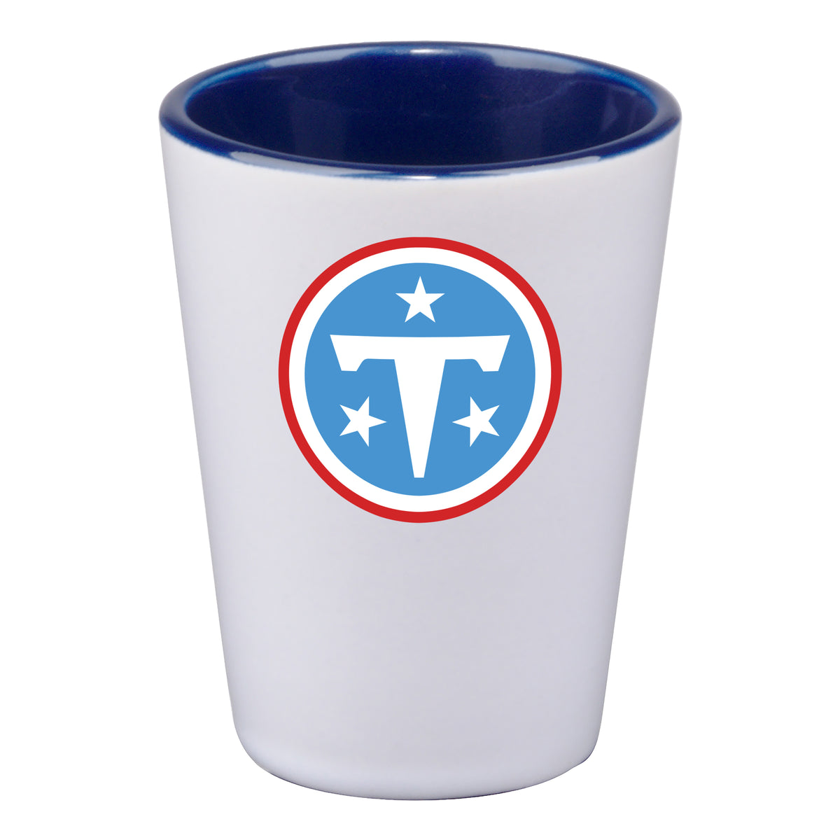 2oz Inner Color Ceramic Shot | Tennessee Titans
