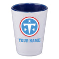 2oz Inner Color Personalized Ceramic Shot | Tennessee Titans
