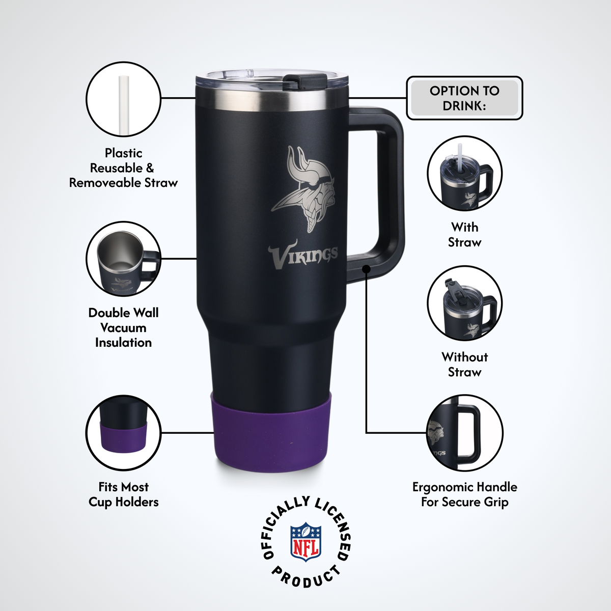 40 OZ Game Day Tumbler I | Minnesota Vikings