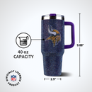40oz TC Bling Game Day Tumbler I | Minnesota Vikings