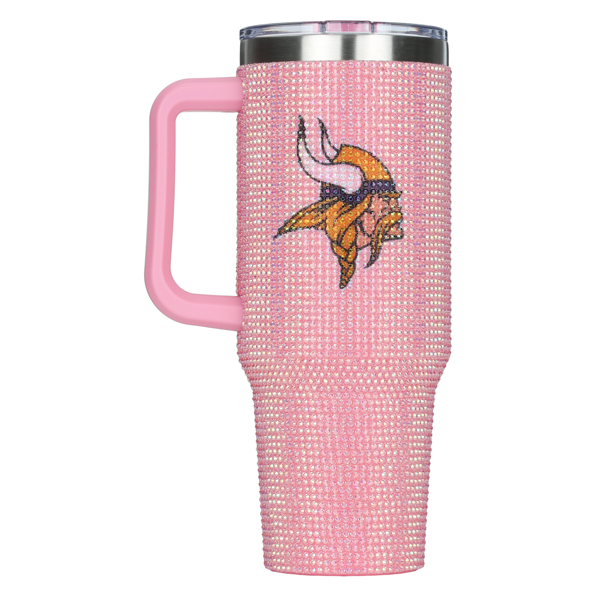 40oz Pink Bling Game Day Tumbler I | Minnesota Vikings