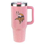40oz Pink Bling Game Day Tumbler I | Minnesota Vikings