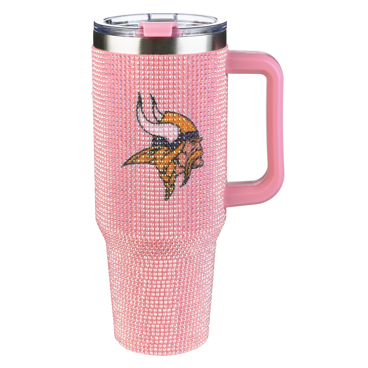 40oz Pink Bling Game Day Tumbler I | Minnesota Vikings