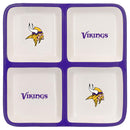 4 Section Square Tray | Minnesota Vikings