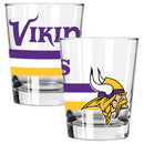 2pk 15oz Old Fashion Glass Big Stripes Design | Minnesota Vikings