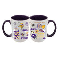 Loco Design 2 pack 15oz Mug | Minnesota Vikings