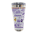 Sketchpad Design 30oz SS Tumbler | Minnesota Vikings