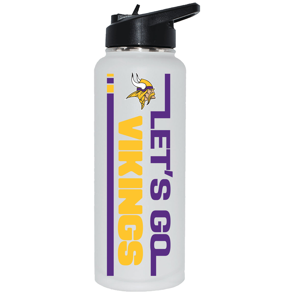 34oz Quencher Let's Go Team Dash Design | Minnesota Vikings