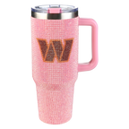 40oz Pink Bling Game Day Tumbler I | Washington Commanders