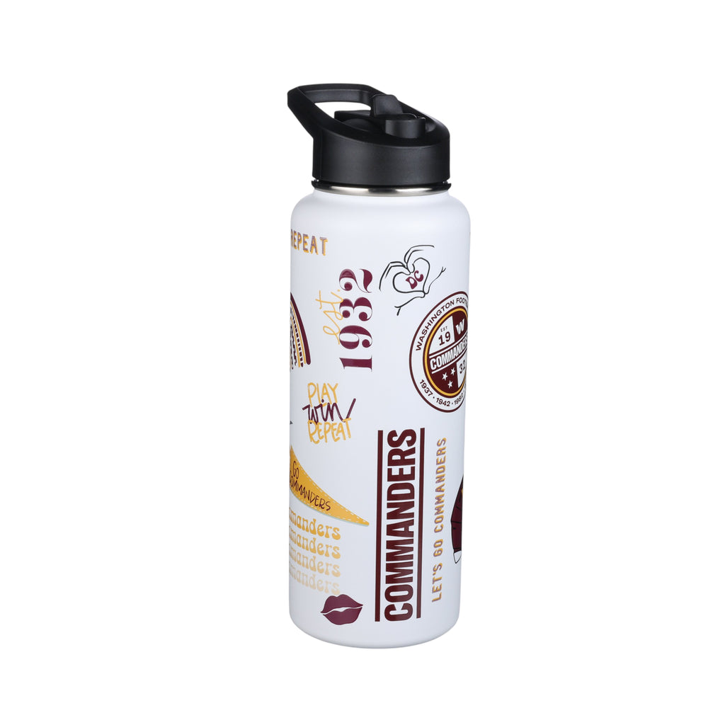 34oz Team Spirit Water Bottle I | Washington Commanders