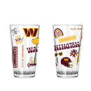 2pk 16oz Pint Glass, DP, Loco Design | Washington Commanders