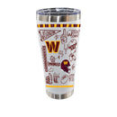 Sketchpad Design 30oz SS Tumbler | Washington Commanders