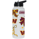  Commanders 34oz Bow White Quencher Water Bottle 