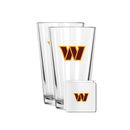 2 Pack Pint and Coasters Set | Washington Commanders
