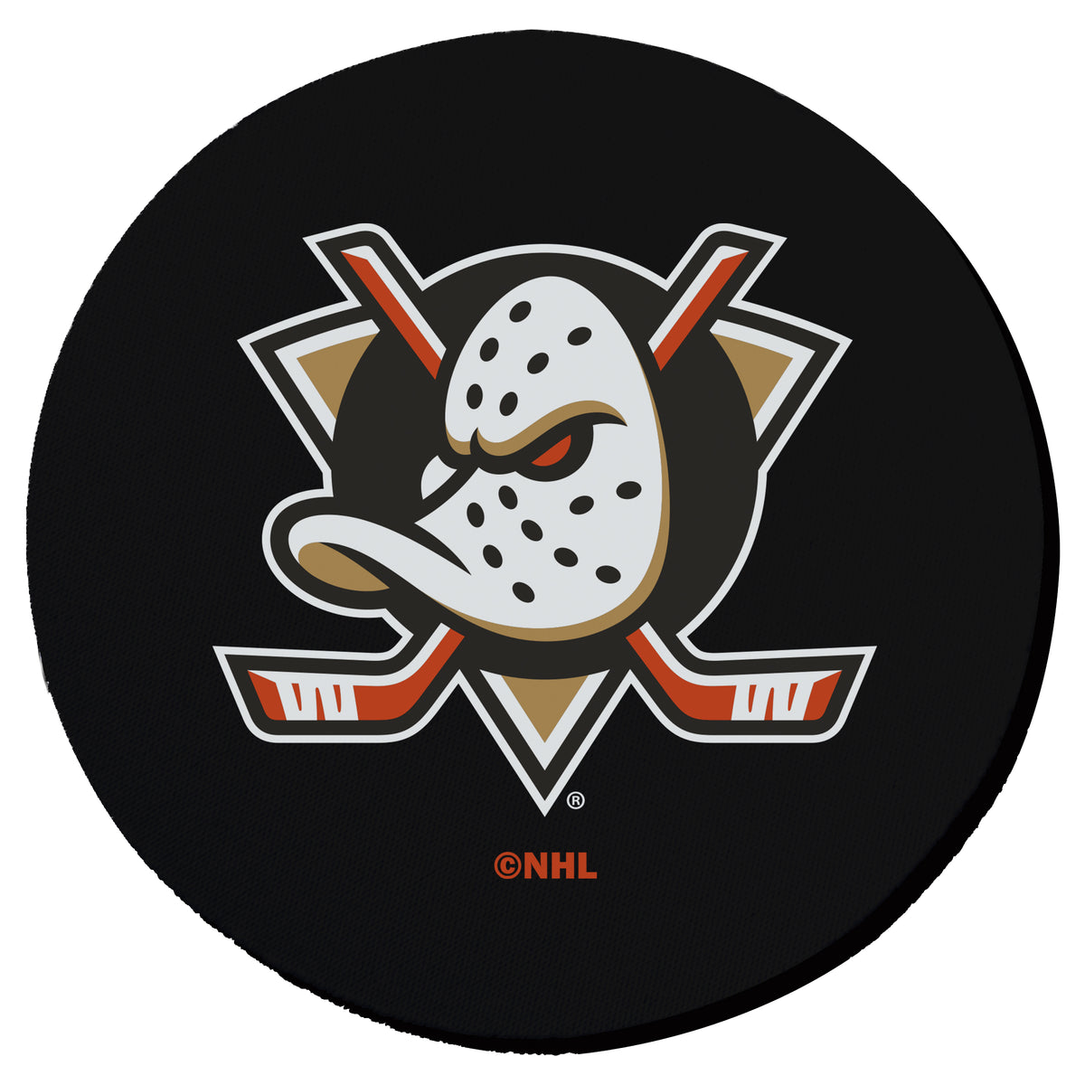 4pc Neoprene Coaster Set, Press Sublimation, Anaheim Ducks