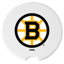 2pk Ceramic Travel Coaster Set, Flatbed Print, Boston Bruins